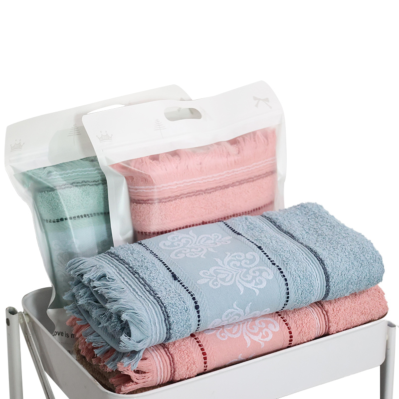 Handuk Mandi Jumbo Bahan Katun Cocok Untuk Kado Ukuran 140cm x 70cm Kemasan - J3A4