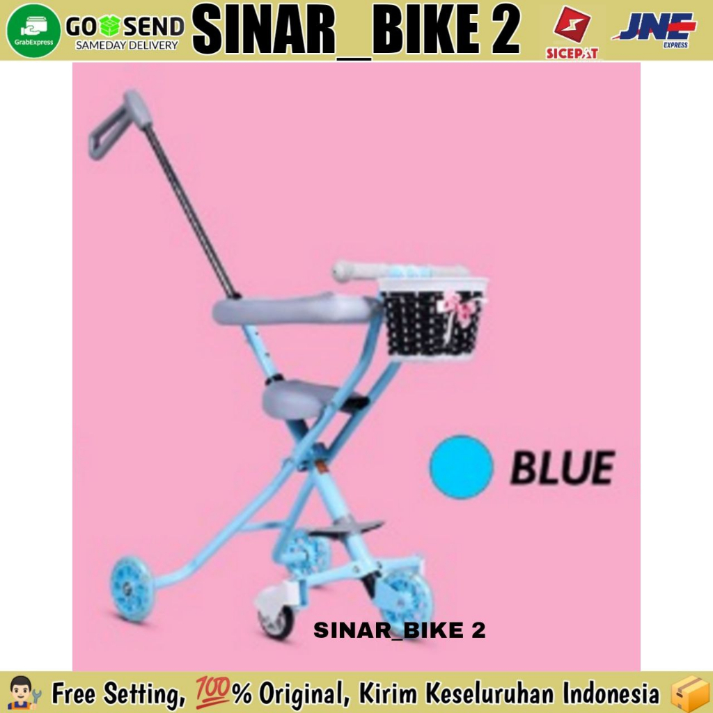 Baby Magic Stroller Genio Msgb-02 Roda 5 Kereta Dorong Anak Bayi