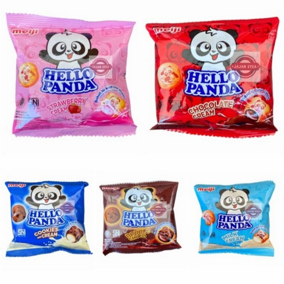 

Ready Renceng Hello Panda Biskuit Isi Cream aneka rasa 8 gr x 10 pcs