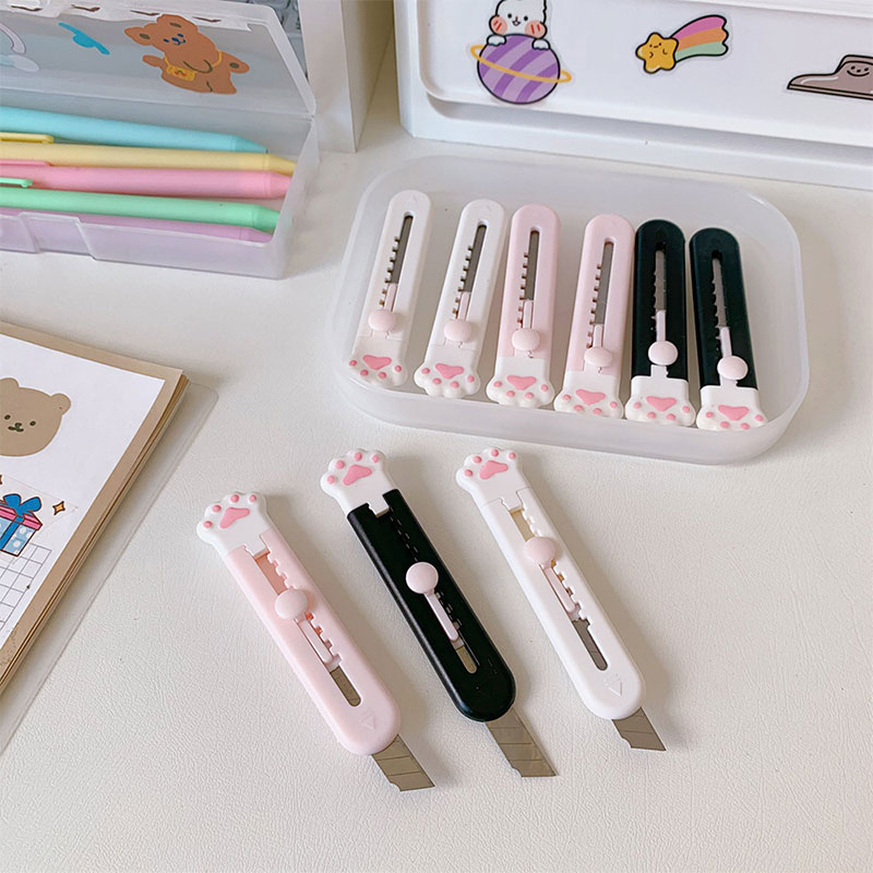 

COD✨ Lucu kartun kucing cakar awan kreatif mini utilitas pisau portabel pisau alat tulis kantor mengungkapkan perangkat unboxing siswa-Yinmer