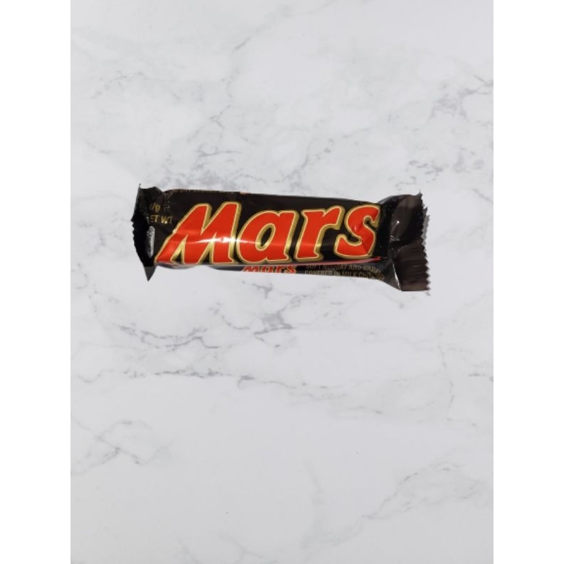 coklat cokelat Mars soft nougat and caramel in milk chocolate 47 gram