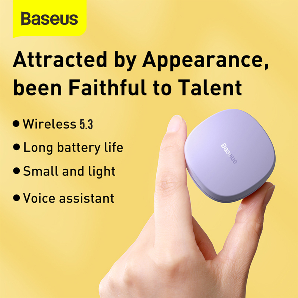Baseus Encok WM01 True Wireless Bluetooth Earphone Mini Earbuds TWS Image 6