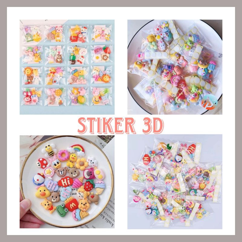 

STIKER 3D ISI 4 PCS