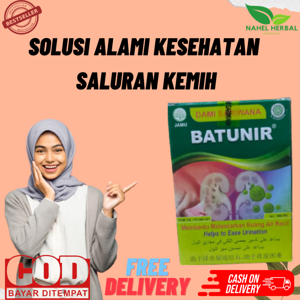 Kesehatan Jamu Herbal Infeksi Saluran Kemih Ampuh Kapsul Dami Sariwana Batunir Dewasa - Obat Sehat S