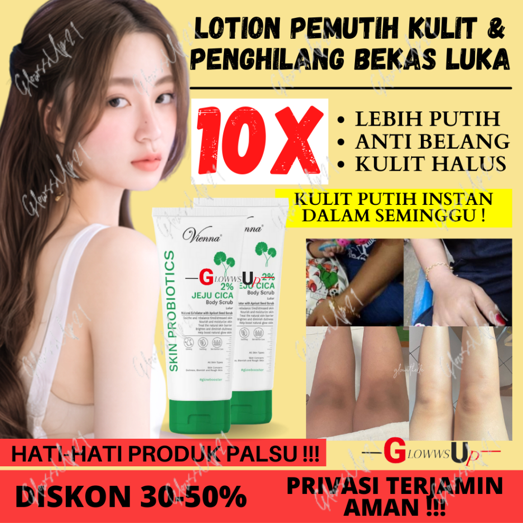 VIENNA SKIN PROBIOTICS BODY SCRUB JEJU CICA-LULUR VIENNA JEJU 200ML