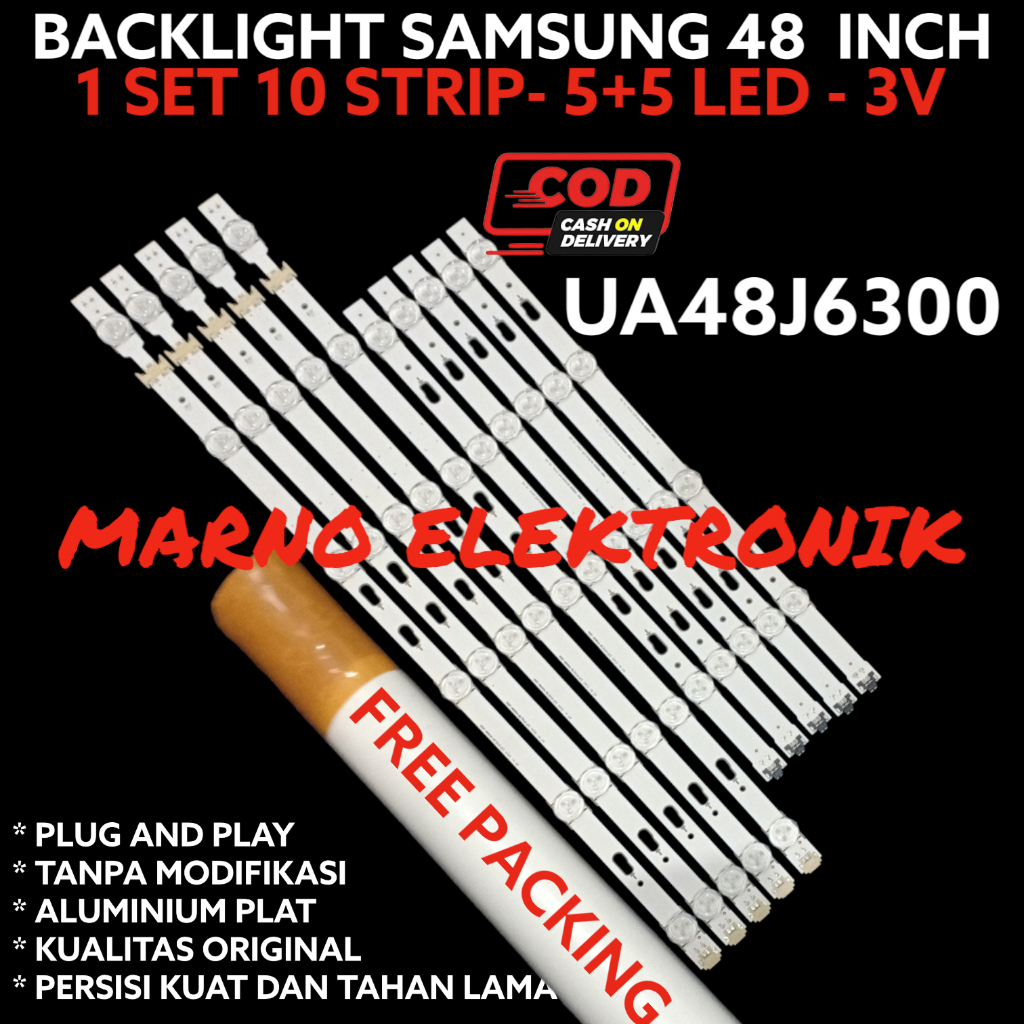 BACKLIGHT SAMSUNG 40 INCH UA48J6300 UA 48J6300 UA-48J6300 ASLI ORI ORIGINAL