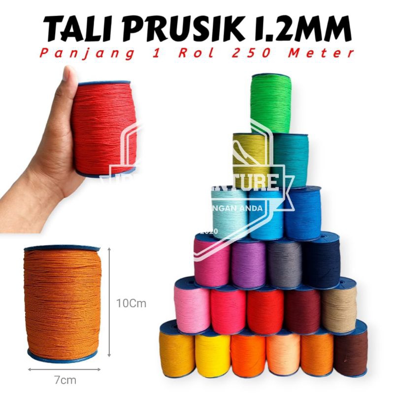 tali prusik 1,2mm roll