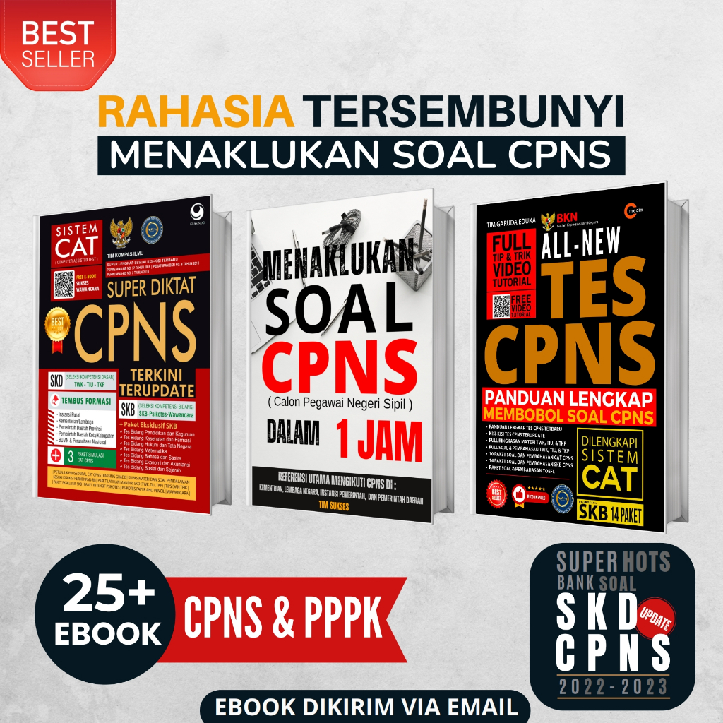 Ebook CPNS dan PPPK  Best Seller Untuk Umum : Big Drilling Kisi Kisi Resmi HOTS Terkini Terupdate