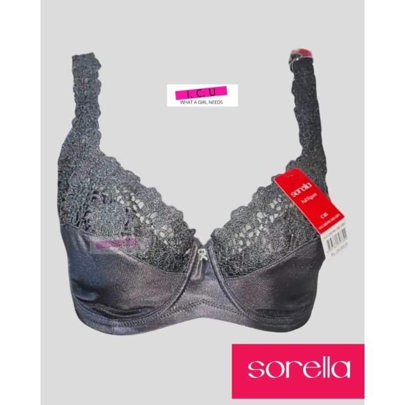 Bra Sorella Full Figure N12-28579 Size 38C 38E 40D