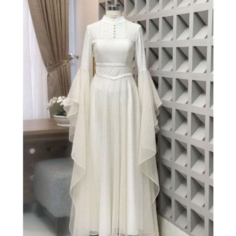 GAUN PESTA MEWAH CANTIK ELEGAN / GAUN LAMARAN CANTIK