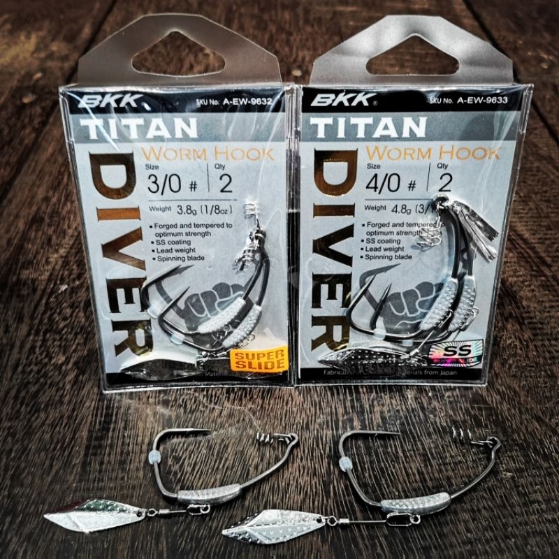 Worm Hook BKK Titan Diver