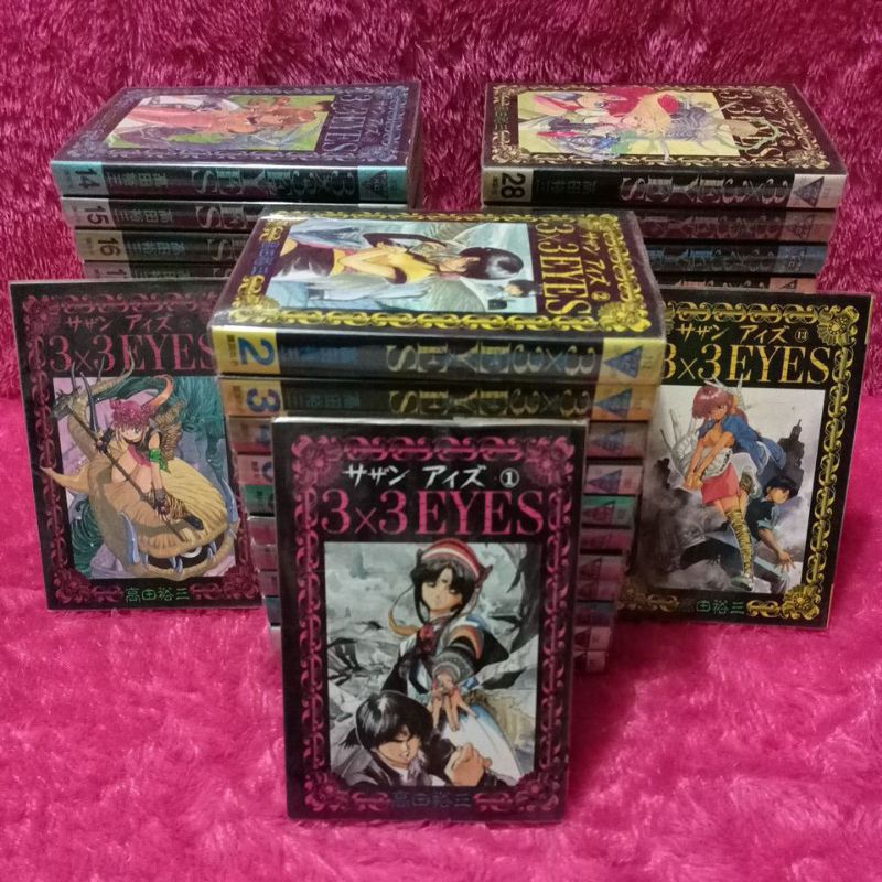 komik bahasa jepang 3x3 eyes