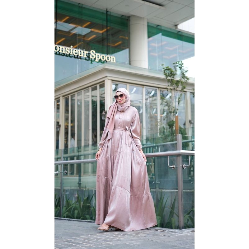 ARSYILA ONE SET PASHMINA SHIMER BY DCL GAMIS SHIMER