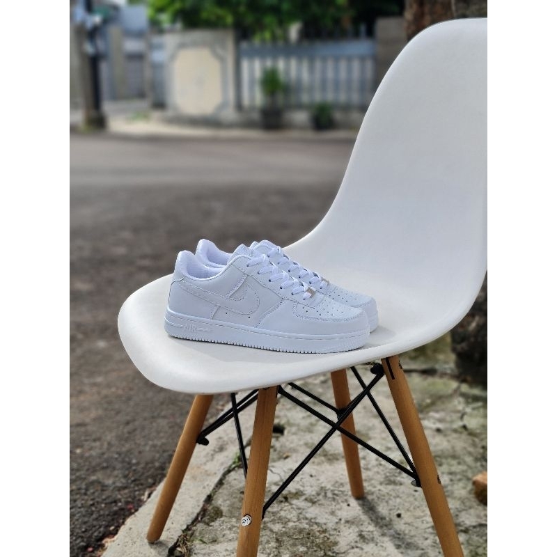 Sepatu • Formal AF1 Fullwhite Pria &amp; Wanita Kualitas Import