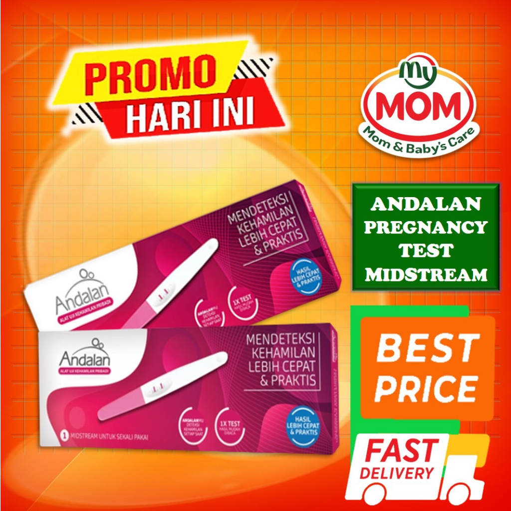 [BPOM] Andalan Pregnancy Test MIDSTREAM 1 Pcs / Andalan Tes Kehamilan / MY MOM