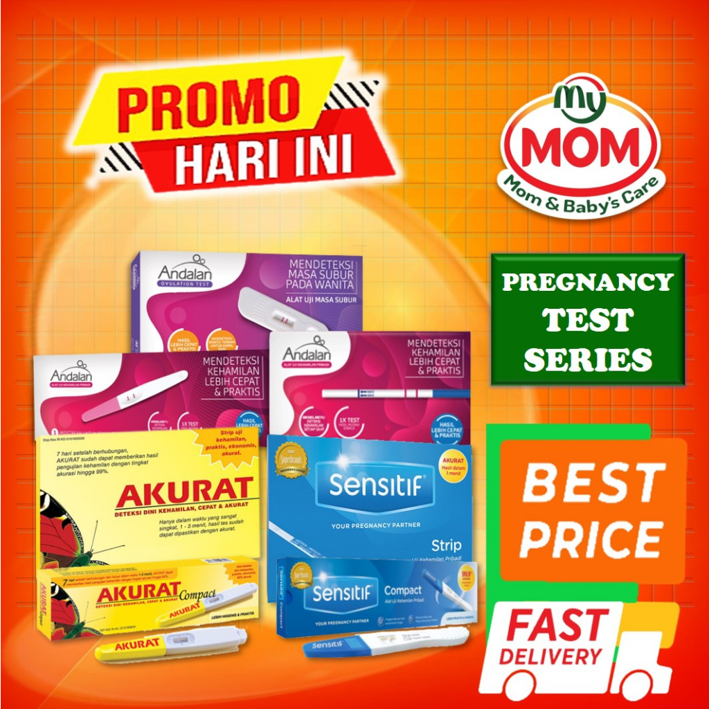 [BPOM] Pregnancy Test Pack / Ovulation Test / Andalan / Sensitif / Ovutest / Akurat / Tes Kehamilan / Test Kesuburan / MY MOM