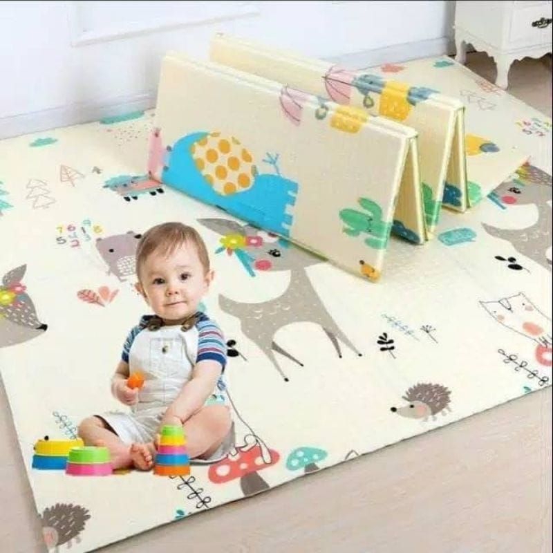 Tikar playmet. cocok untuk anak bahan empuk