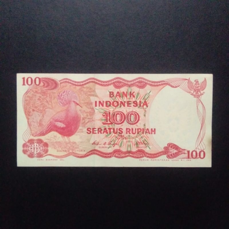 Uang Kertas Kuno Rp 100 Rupiah 1984 Goura SP006