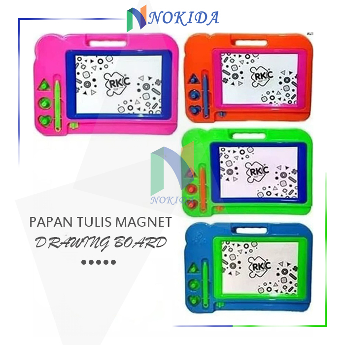 

Nokida Mainan Anak Papan Tulis Magnet Kecil / Edukasi Papan Mahnet Bia di Hapus / Alat Belajar Tulis