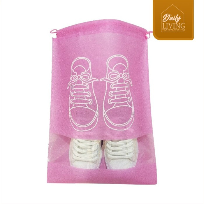 SHOES BAG WATERPROOF - Tas Serut Sepatu Sendal Anti Air Serbaguna - Daily Living