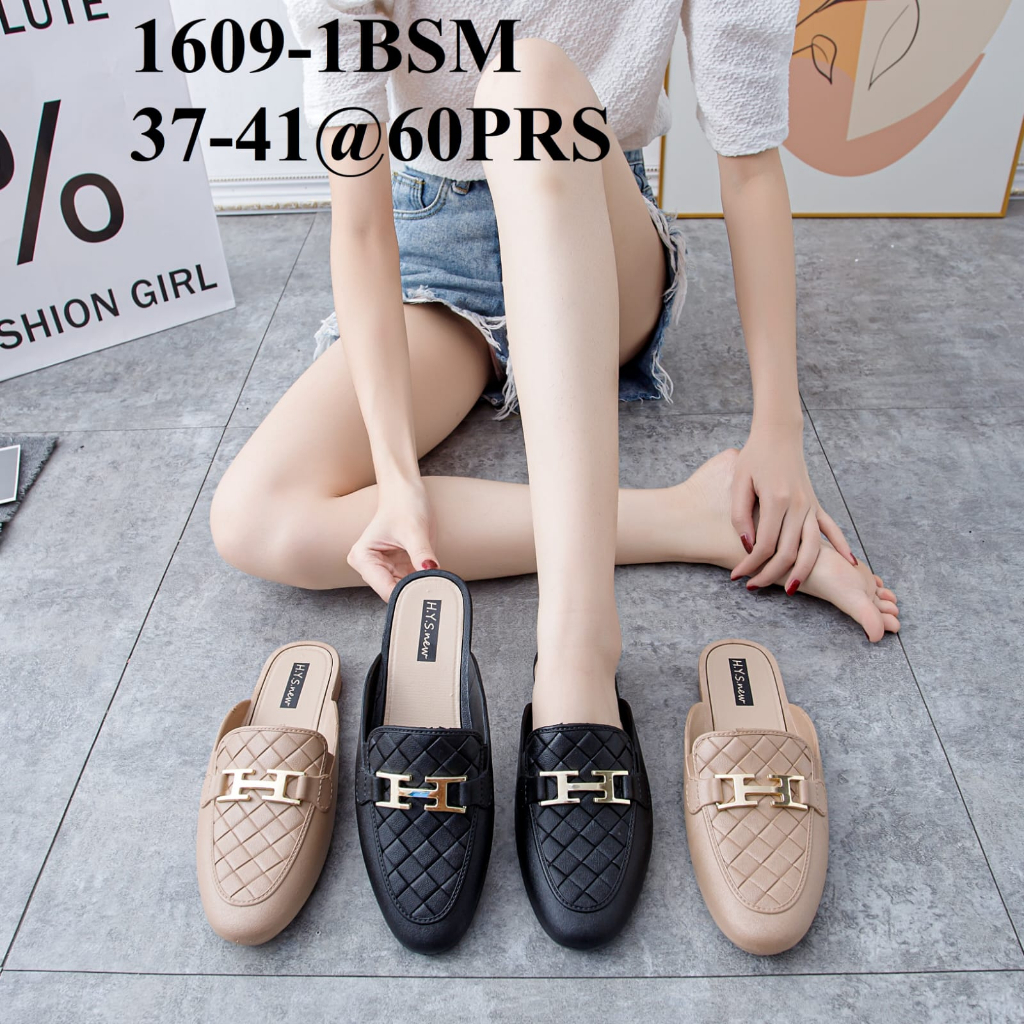 Sepatu wanita terbaru / Slip on / 1609-2 / Hermes