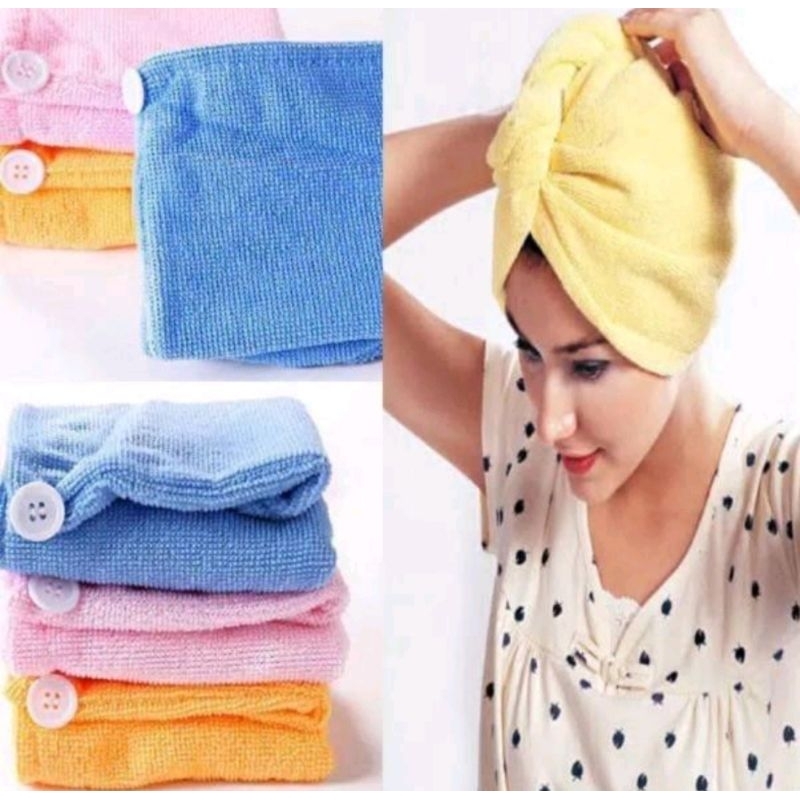 Handuk Keramas Rambut Handuk Pengering Rambut Hair Towel