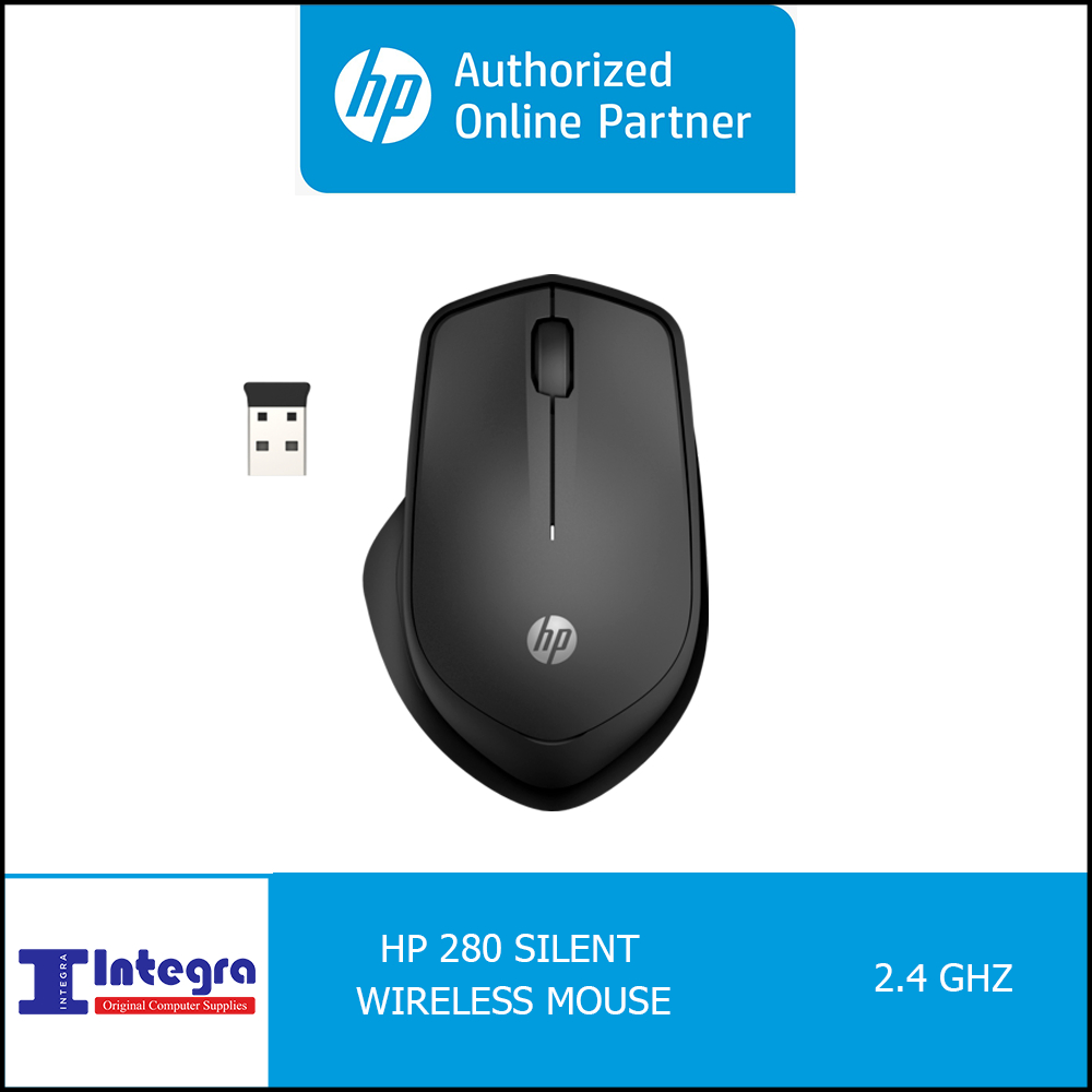 Mouse Wireless HP 280 Silent Click Mouse 2.4GHz