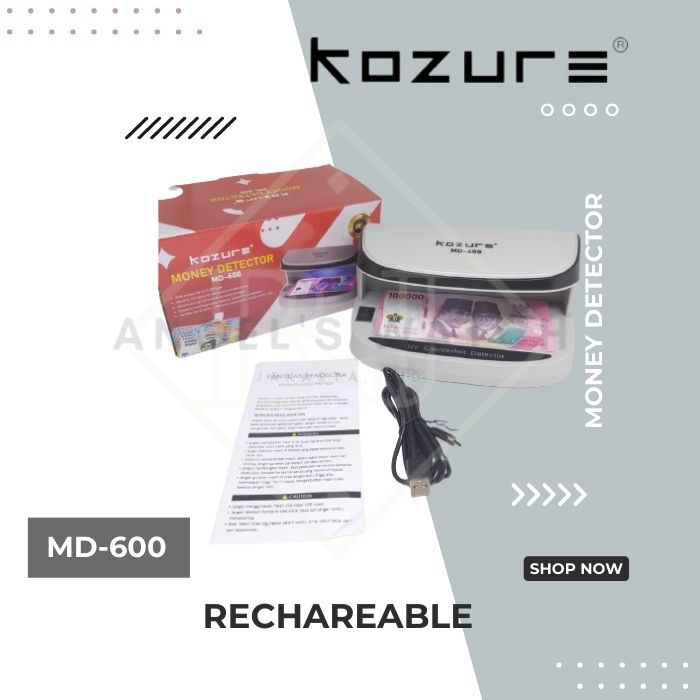 MESIN DETEKSI UANG PALSU MONEY DETECTOR MD600 MD606 DETEKSI UANG PALSU