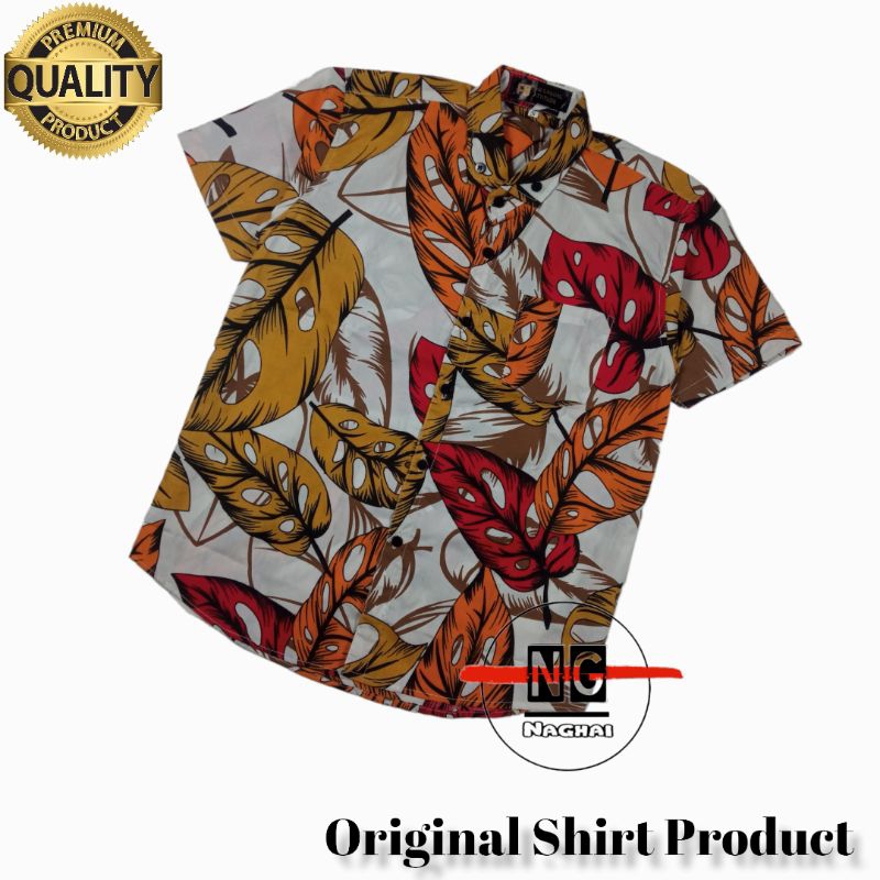 NAGHAI-Kemeja Anak Laki-Laki kekinian / Kemeja Distro Polos Kombinasi Umur 10-12Tahun / kemeja motif anak cowok / kemeja motif anak laki laki