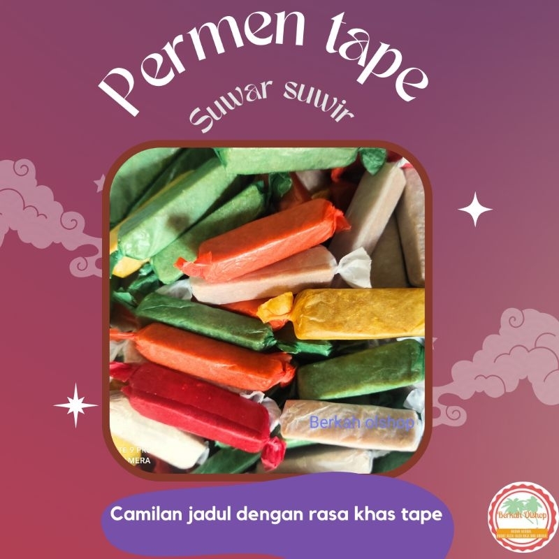 

Permen Tape suwar suwir Manisan Tape 500gr