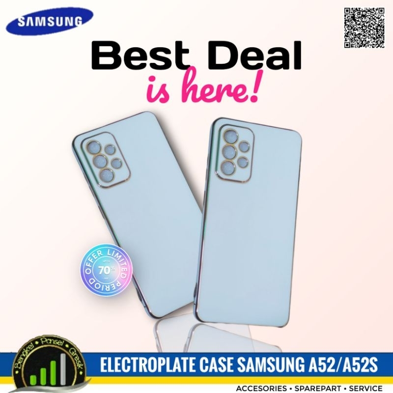 Electroplate Case for Samsung A52 A52s Premium