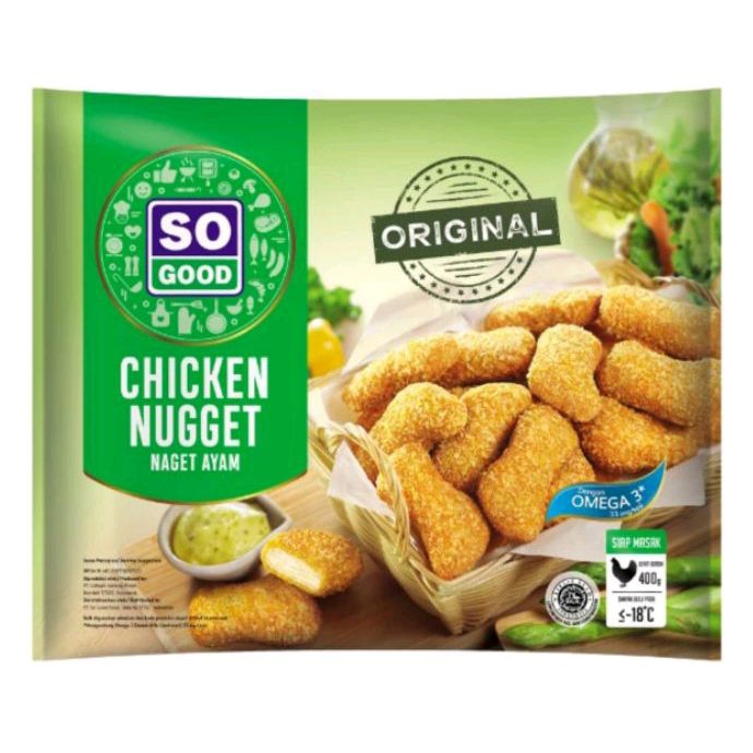 

So Good Chicken Nugget/Naget Ayam Original 400gr