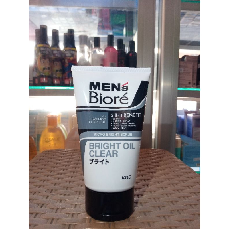 MEN'S BIORE BRIGHT OIL CLEAR 100g