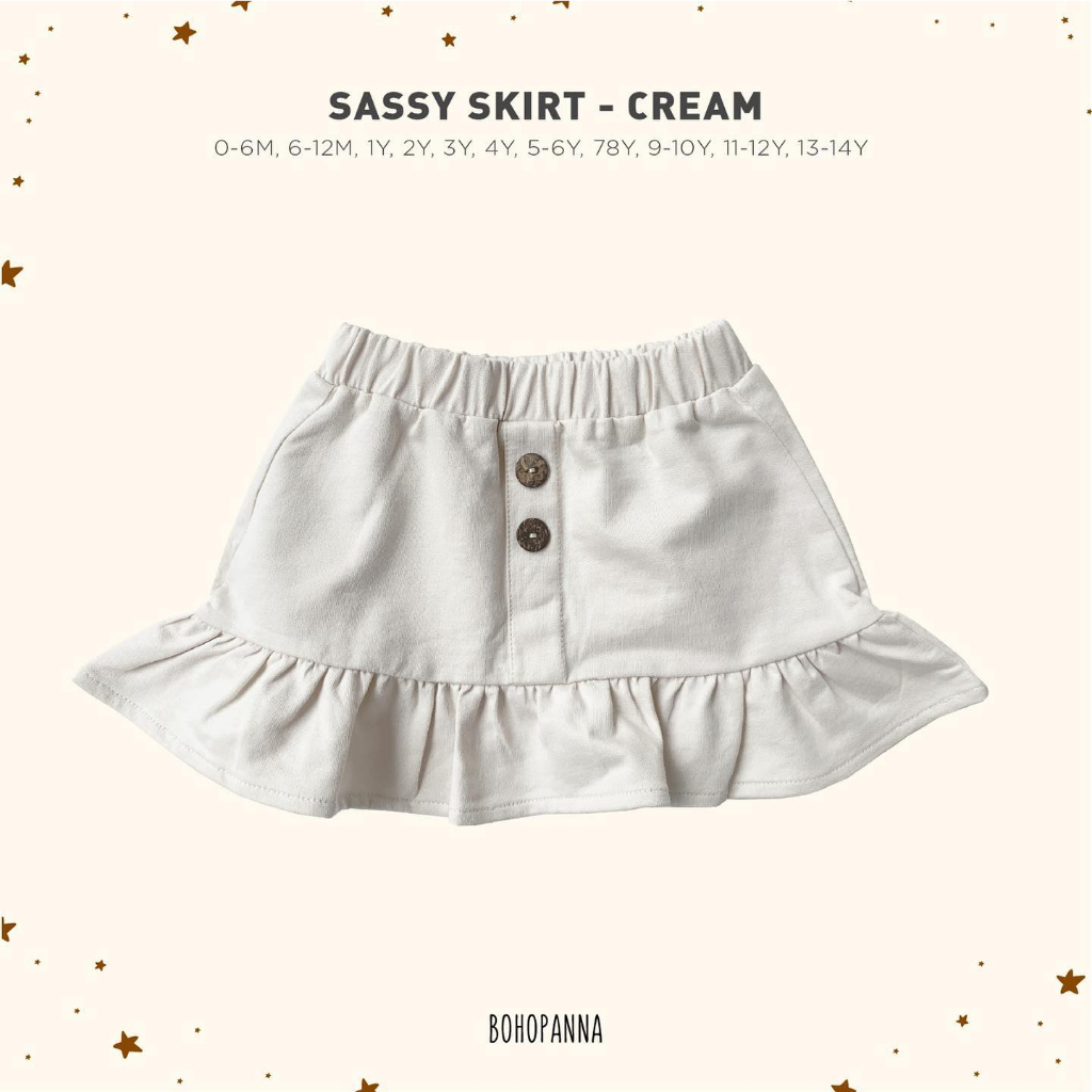 BOHOPANNA - SASSY SKIRT NEW - Rok anak perempuan