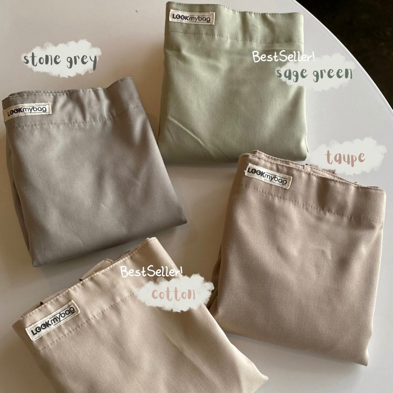 Premium Basic Totebag (Pastel Series)— LOOKMYBAG.ID