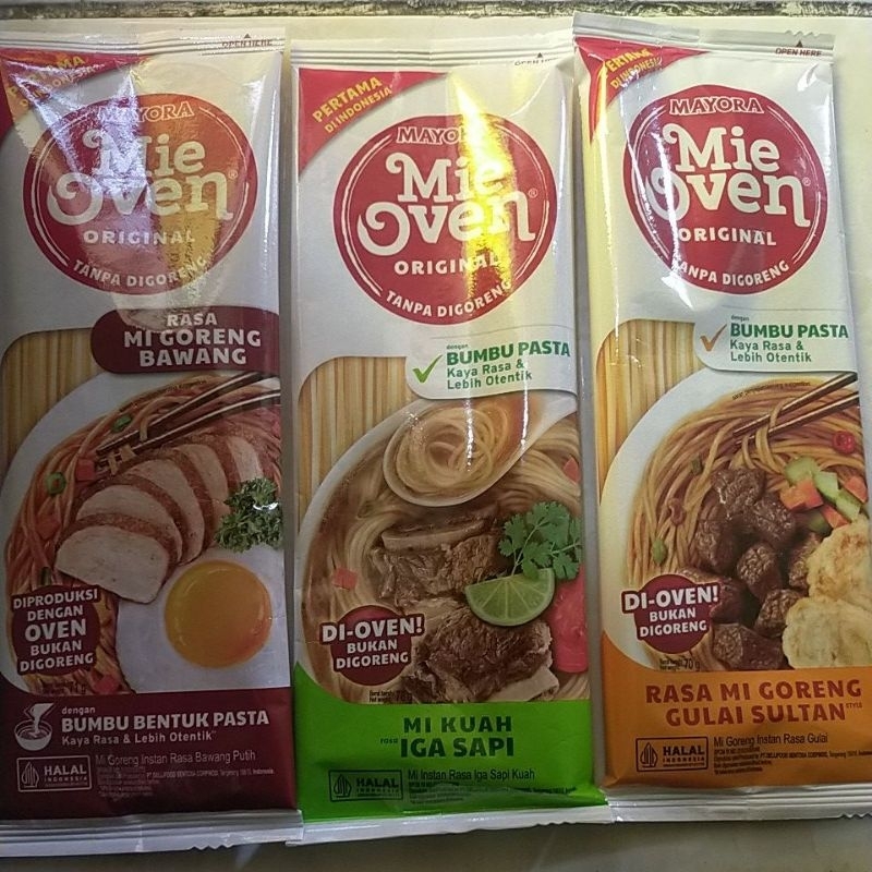 

mie oven 3varian isi 24(dus)