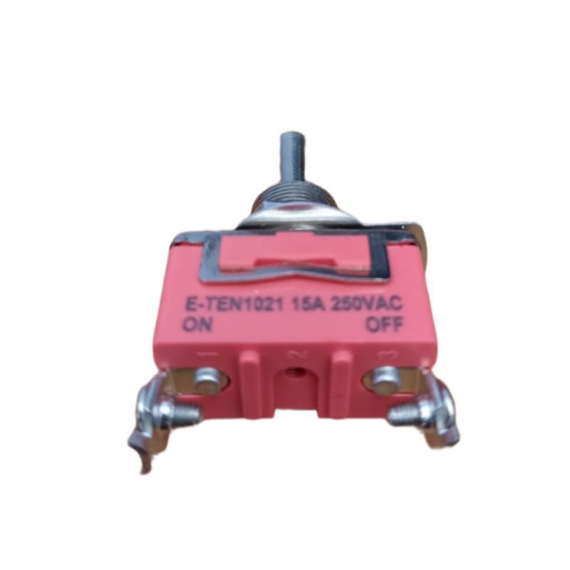 Saklar Toggle Switch On Of On 3 Pin Kaki 15A 250Vac Mobil