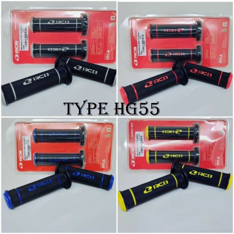 HANDGRIP HANDFAT GRIP RCB ORIGINAL TYPE HG55 UNIVERSAL BISA UNTUK SEMUA MOTOR