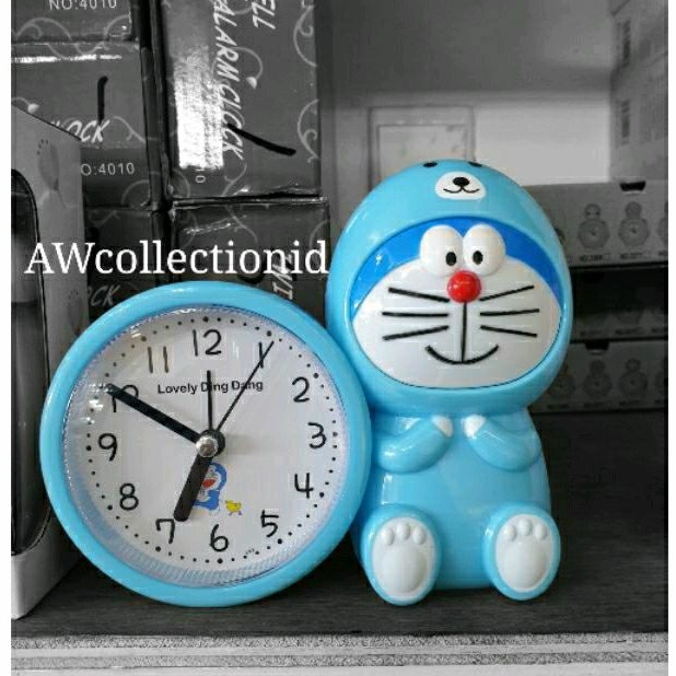 Jam Weker Alarm Doraemon / Jam Weker SERBA DORAEMON / Jam Meja Karakter