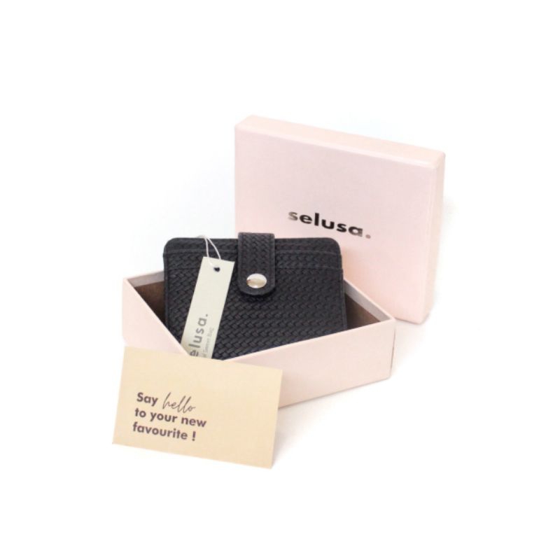 SELUSA LOLY CARDHOLDER PREMIUM (Unisex) New Version (Free Hardbox Exclusive)| Dompet Kartu Dompet Lipat Dompet Koin