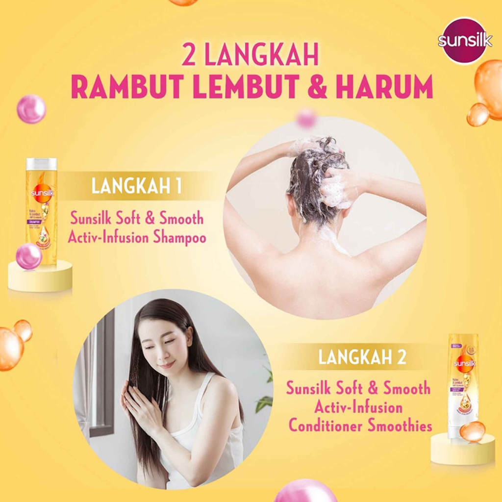 Shampo Rambut* Sunsilk* Shampo Sunsilk* Soft &amp; Smooth* 160ml