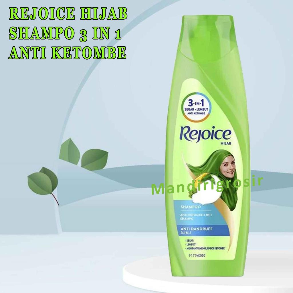 Shampo Rambut 3IN1* Rejoice Hijab* Shampo Anti ketombe* 170ml