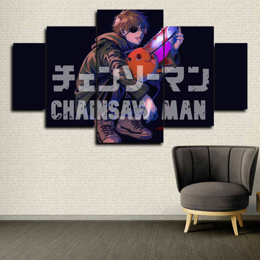 Hiasan Dinding 1 Set Anime Chainsaw Man rajadekorofficial