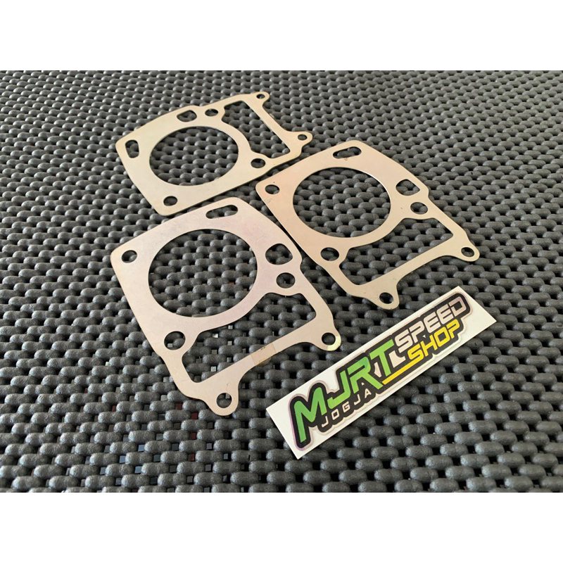 PAKING BLOK KARISMA - SUPRA125 - KIRANA ALUMINIUM 0.3MM - 0.5MM - 1MM