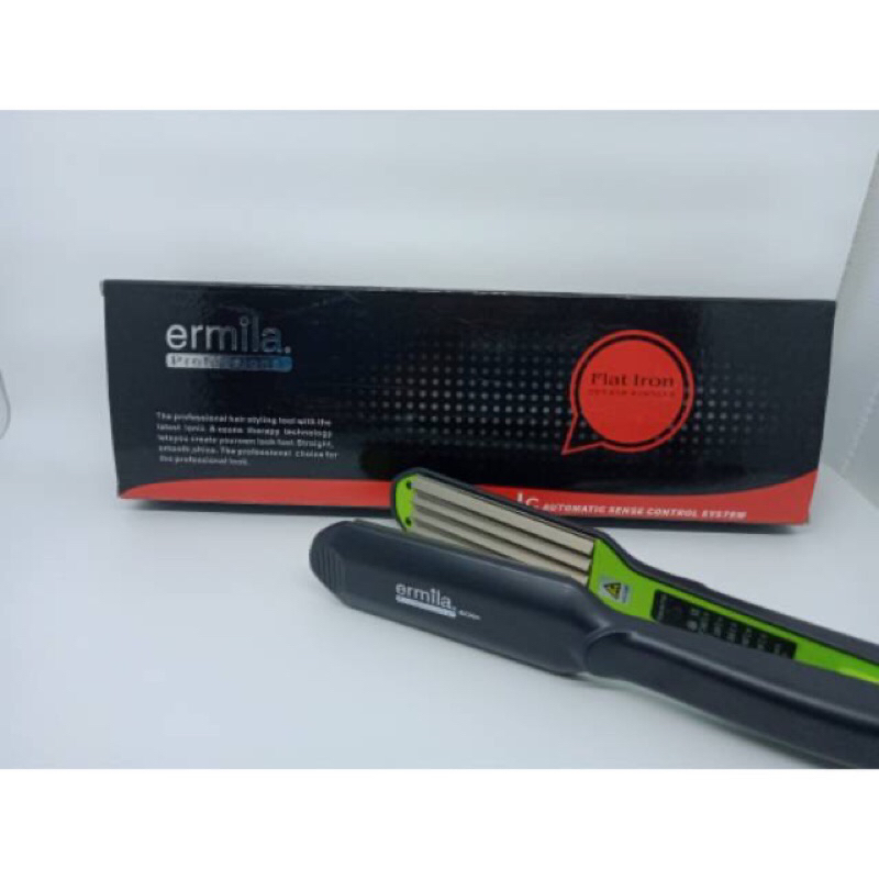 Catok ERMILA Volumizing Iron GREEN