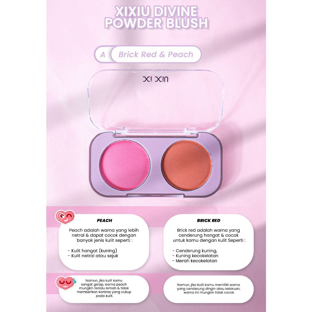 XI XIU DIVINE POWDER BLUSH - BLUSH ON