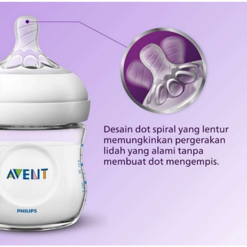 Botol Susu Philips Avent Natural Single Pack 260 Ml