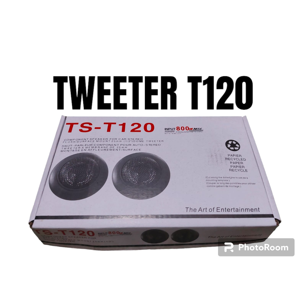 tweeter mobil TS 120 / T-120 untuk mobil universal Tweeter TS - T120 1/2&quot; INCH  Dome Tweeter Mobil/Tweeter Audio Mobil