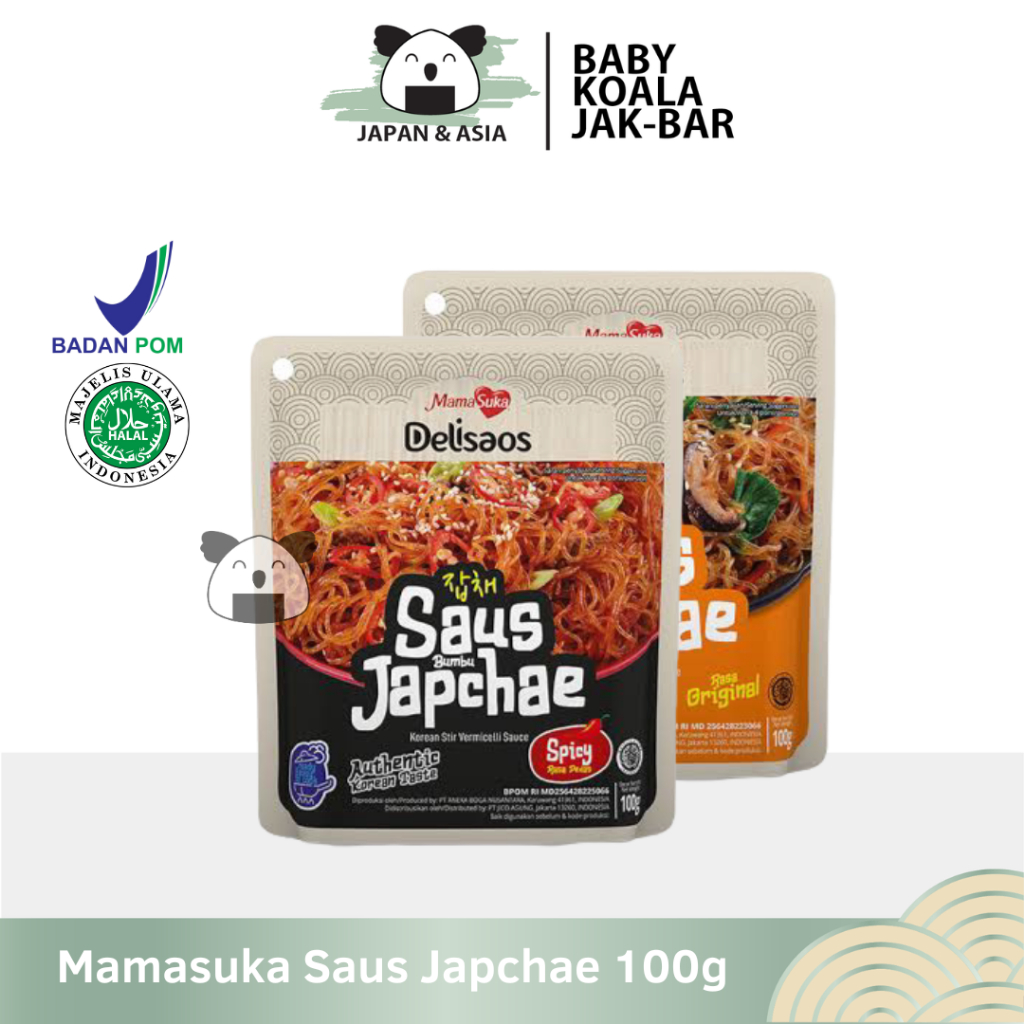 MAMASUKA Saus Japchae Noodle Glass Korea 100 g Halal...