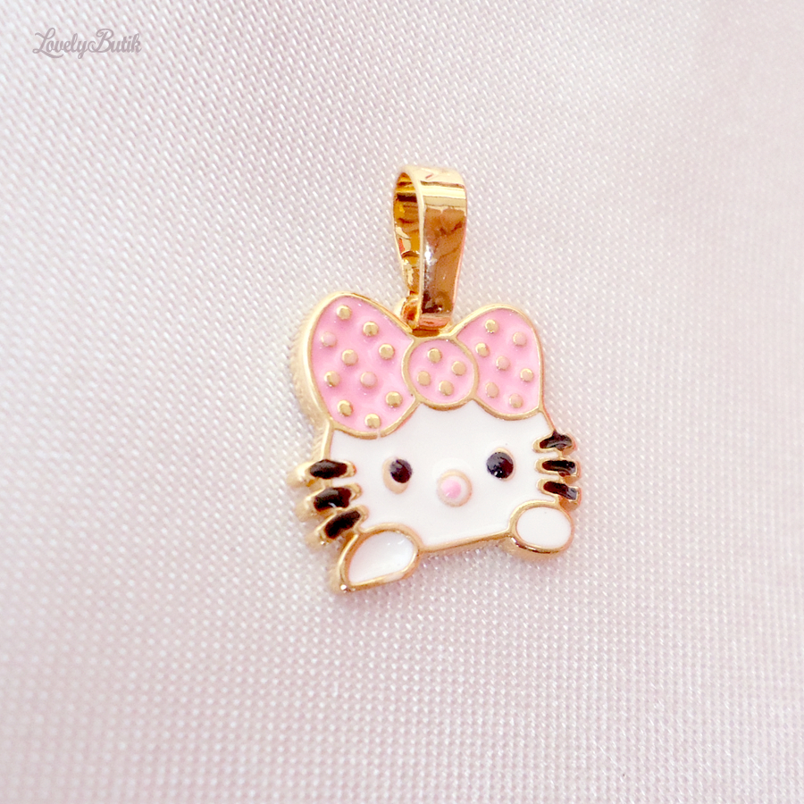 Liontin Kalung Anak Xuping Leontin Tanpa Kalung Cutie Pinky - Lovelybutik